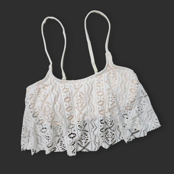 Xhilaration Other - Ivory Crochet Bikini Top, Women's XS